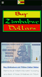 Mobile Screenshot of buyzimbabwedollars.com